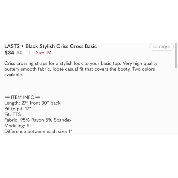 mrsalliexo | Black Stylish Criss Cross Basic - Picture 10 of 10